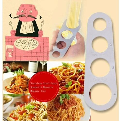 New Stainless Steel Pasta Ruler Measuring Spaghetti Measurer Measure Tool Baking Supplies Cooking Accessories Kitchen Gadget