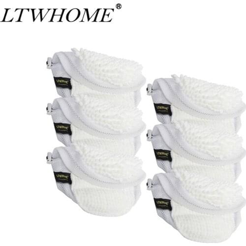 LTWHOME Replacement Coral Mop Pads Fit for Bissell Steam Mop 1867 Compare to Part # 203-2158, 2032158, 3255, 32525