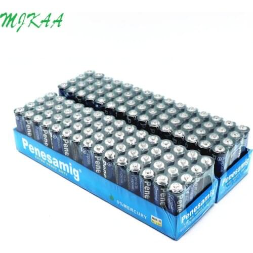 MJKAA 50Pcs 1.5V AA Battery Carbon Dry Batteries for Camera, Calculator, Alarm Clock, Mouse, Remote Control
