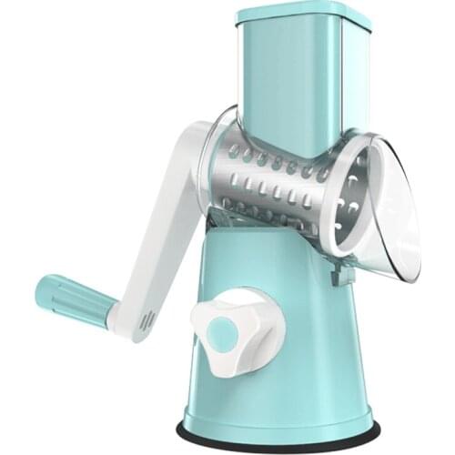 Multifunctional Roller Shredder Round Mandoline Slicer Vegetable Cutter for Potato Carrot Grater Cheese