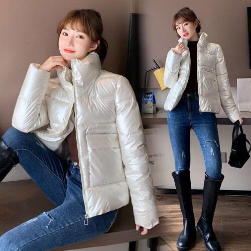 Autumn Winter Woman Jacket Warm Down Cotton Parkas Female Casual Outwear Cotton-padded Winter Coat