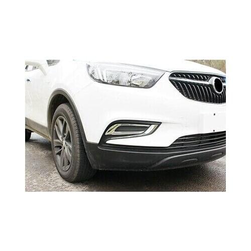 Front Fog Light Lamp Cover 2pcs For Buick Encore / Vauxhall Opel Mokka 17 - 18