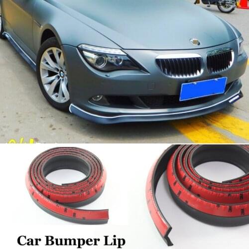 For BMW 1 2 3 4 5 6 7 X1 X2 X3 X4 X5 X6 Car Front Rubber Bumper Lip Splitter Skirt Protector Car Body Chassis Side Protection