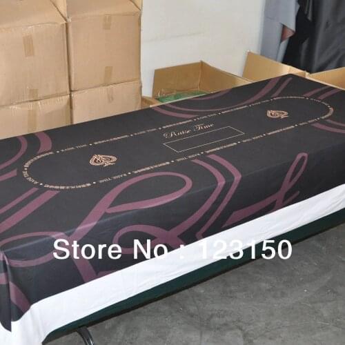 WP-017 Professional Water Resistant Poker Table Cloth, Custom your own poker table cloth