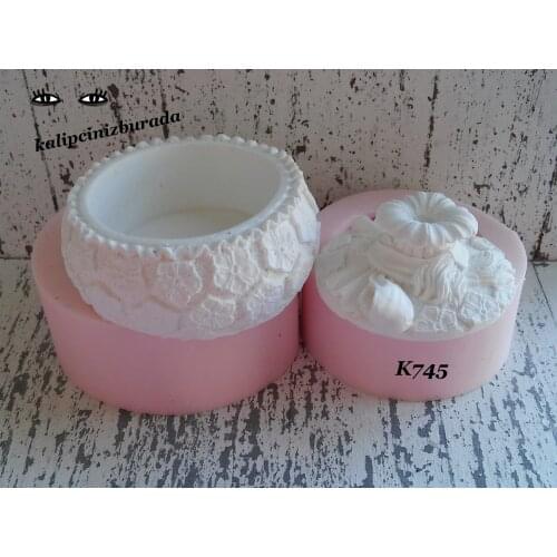 With flowers Silicone Mold