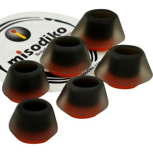 Misodiko Silicone Earbuds Ear Tips for Jabrae Evolve 75e/ Elite 65e In-Ear Headphones, Replacement Ear Buds Eartips