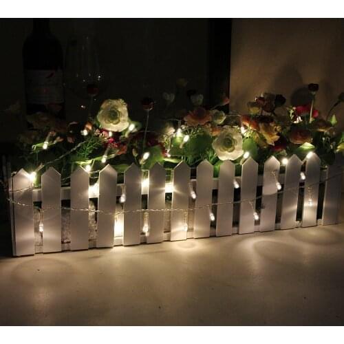 100pcs 2M 20 LED or 3M 30 LED Battery Operated LED String for Xmas Garland Party Wedding Show Decoration mini shiny Fairy string