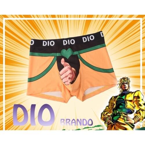 JoJos Bizarre Adventure DIO BRANDO Modal Boxer Cosplay Printed Underpants