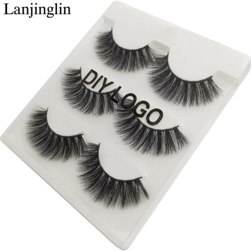 DIY LOGO packaging 150 pairs strip mink false eyelashes wholesale supplier private label optional style makeup 3d lashes