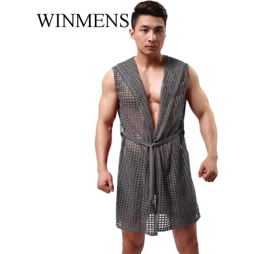 WOXUAN Hooded Robes For Men