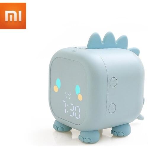 Xiaomi Fun Dragon Alarm Clock USB Voice Control Temperature Display Cartoon Silicone Lamp Bedroom Light Intelligent Alarm Clock