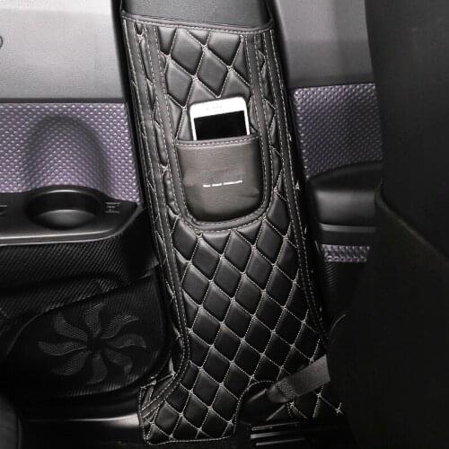 Foal Burning 2PCS/SET B-pillar protector Anti-kick Pad Anti-dirty Pad Case Cover Sticker for Toyota C-HR CHR 2016 2017 2018 2019