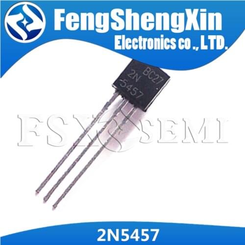 100-1000PCS 2N5457 TO-92 5457 TO92 Transistor Low level audio amplifier switching transistor