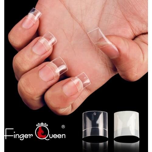 100pcs/box Nail Tips Natural/clear Short Nails Suitable for Professional Salon or Personal Use