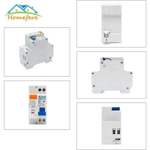 Circuit Breaker 1P N Residual Current Circuit breaker with Over Current and Short Current Leakage Protection RCBO MCB