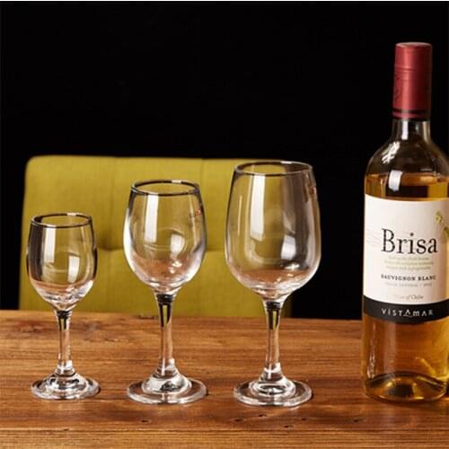 Lead-free Glass Red Wine Glass Cup Goblet Whiskey Beer Galss Mug Bordeaux Wine Glass for Bar Party Kitchen Gift 120/195/370ML