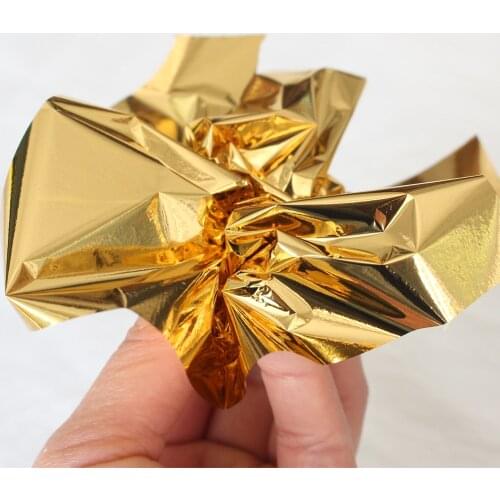500PCS 13X13.5cm B Gold Foil Paper Gold Leaf Sheets in Art and Craft Furniture Nail Decoration Painting Potal Gilding Gold Paper