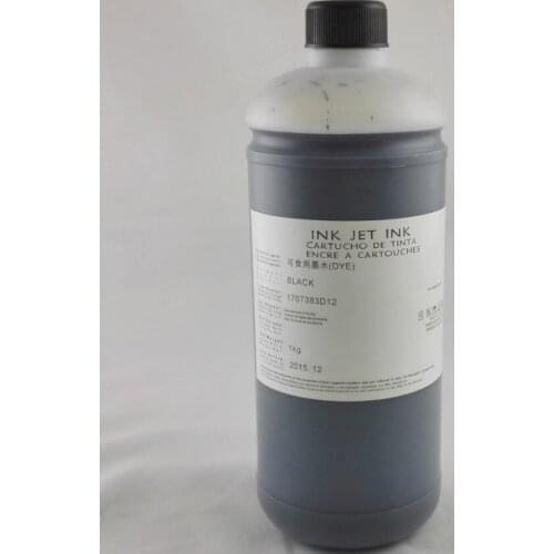 INK WAY 1000ML bottled Edible ink suit for Epson & Canon printer , K C M Y . Food Ink cake ink,black color