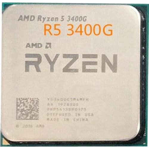 AMD Ryzen 5 3400G R5 3400G 3,7 GHz Quad-Core ocho-Hilo de 65W procesador de CPU hembra AM4