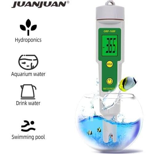 ORP169F Digital ORP Tester Waterproof ORP Meter 0 ~ ±1999mV Water Quality Tester for Aquarium and Swimming Pool 40%off