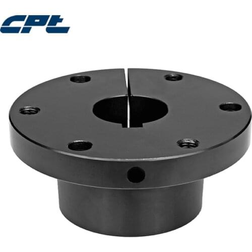 CPT E steel Bushing Series, QD E Bushing, 7/8''-3 1/2'' Bore Range, 45# steel, black oxide surface