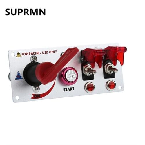 Racing modified combination switch start button ignition meter power off switch car modification switch combination panel
