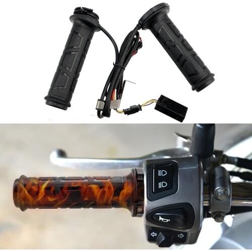 Warmer Adjust Temperature Motorcycle Accessories Motorcycle Electric Hand Heated Grips Hot Handlebar Universal