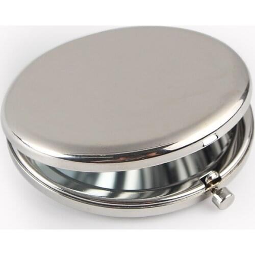 Silver Compact Mirror Wedding Gift Silver Engraved On Mirror Cosmetic magnifying Compact Mirror Favors #18305-1