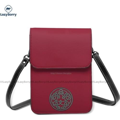 King Crimson Shoulder Bag Fashion Reusable Mobile Phone Bag Leather School Woman Bags