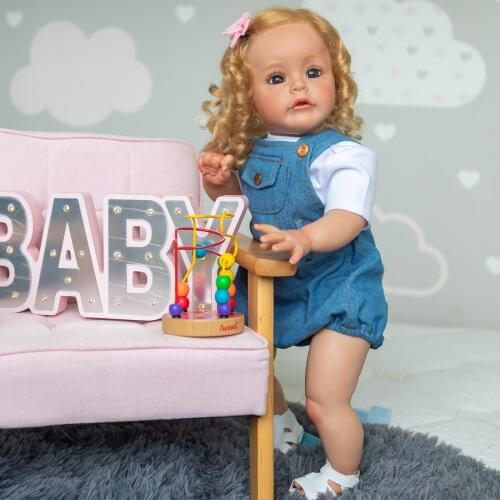 NPK 60CM Top Quality Reborn Toddler Girl 3Month Real Baby Size Sue-sue Hand-Detailed Painting 3D Skin Tone Collectible doll
