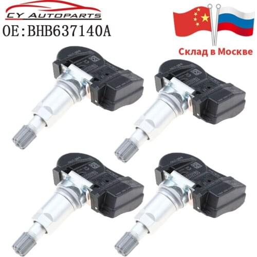 4PCS New Tire Pressure Sensor For Mazda 2 3 5 6 CX-3 CX-5 CX-7 CX-9 MX-5 BHB637140 BHB637140A 433MHz