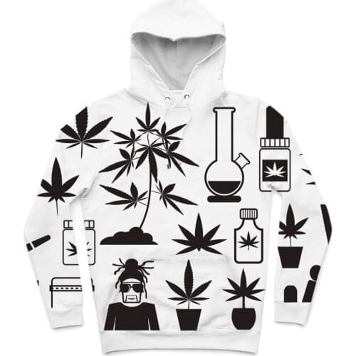 REAL American SIZE High Quality Budd Fun - 420 Sublimation Printing Plus Size Hoodies