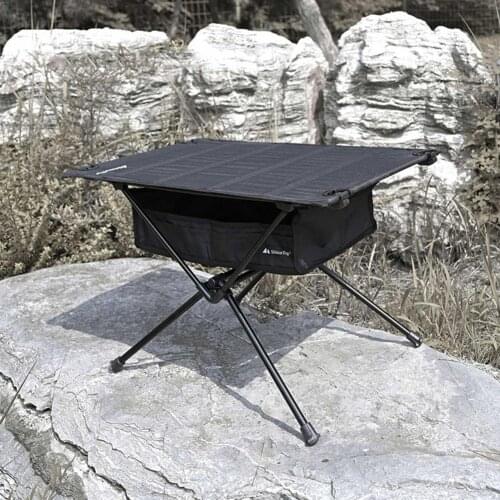 Portable Folding Table Outdoor Camping Home Barbecue Picnic Ultra Light Nylon Mesh Traveling Table Fishing Desk
