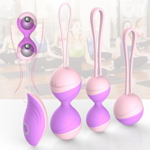 Remote Control Ben Wa Balls 10 Speed Vbrator Kegel Balls Geisha Muscle Shrink Sex Toys for Women Vaginal Tighten Exercise