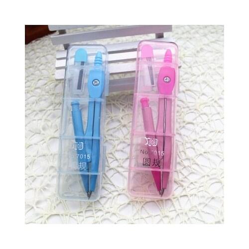 School Compass Cute Girl Stationery Student Drawing Compasso Brujula Geometry Set Circulos De Madera Math Set Drafting Tools