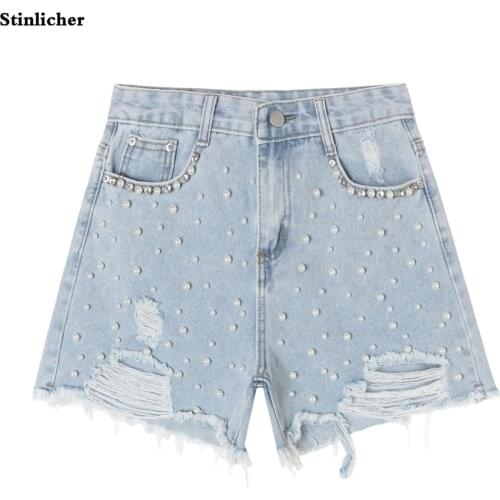 Stinlicher Womens Short Jeans