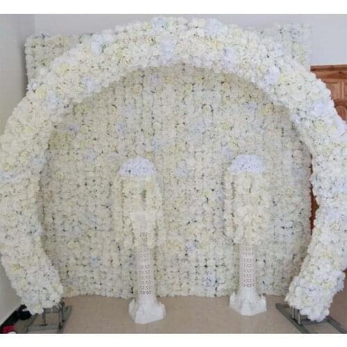 Wedding Decoration Arch Flower Rows with Stand Set 20x 50cm for Party Event Mall Hotel Opening Ceremony Supplies