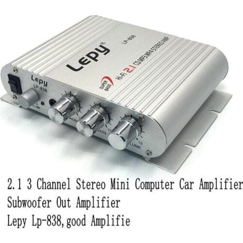 Data Frog Subwoofer Amplifier Hi-Fi 2.1CH Power Amplifier without Power+Audio Cable Digital Subwoofer Stereo BASS Audio Player