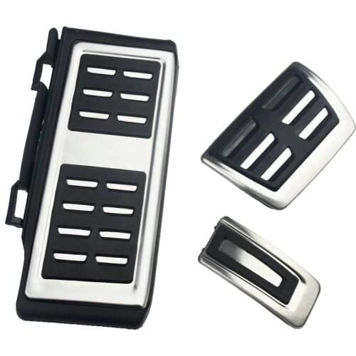 Brake Dead Pedal Cover Set DSG For Skoda Octavia A7 5E 5F 2014+ For Seat Leon 5F MK3 For VW golf 7 Auto Accessories