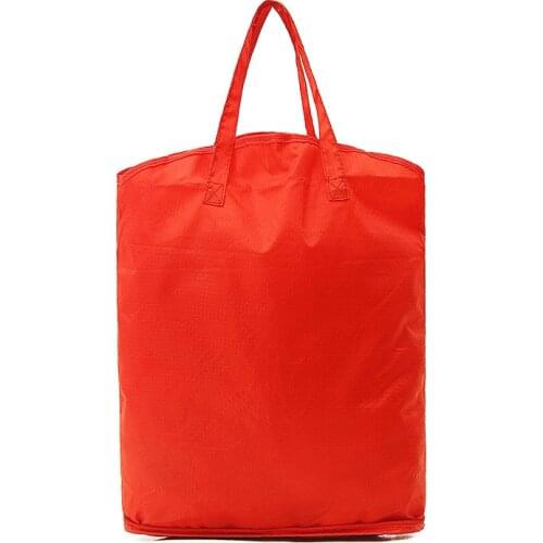 Womens bag red casual shoulder bag 2019 new simple with young vitality large capacity