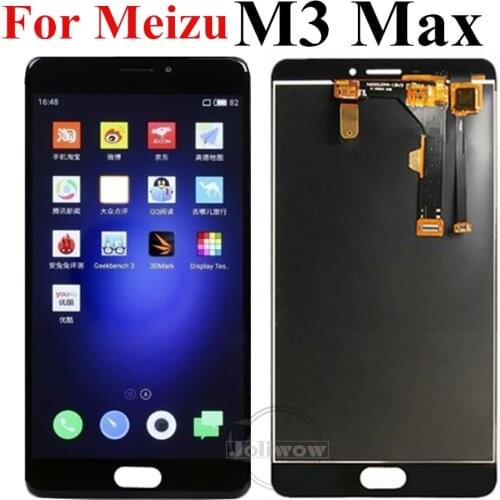 6.0" LCD For Meizu M3 Max S685H LCD Display+Touch Digitizer Screen Glass Assembly Replacement For Meizu M3 Max LCD Screen