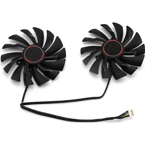 1 Pair Replacement PLD10010S12HH Cooling Fan Video Card Cooler Fan for GeForce GTX 960 GAMING 4G Graphics Card Repair Part