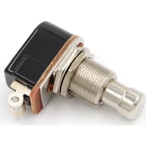 2018 New 1pc SPST Momentary Soft Touch Push Button Stomp Foot Pedal Electric Guitar Switch