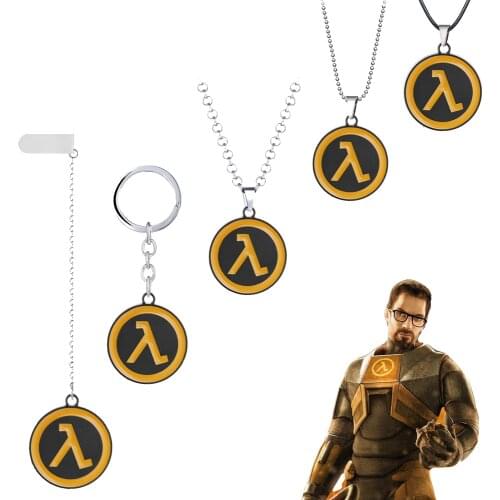 Game Half Life Alyx Keychain Metal Pendant Keyring Logo Jewelry For Men Car Women Bag Gift Key Chain Chaveiro Charms Llaveros