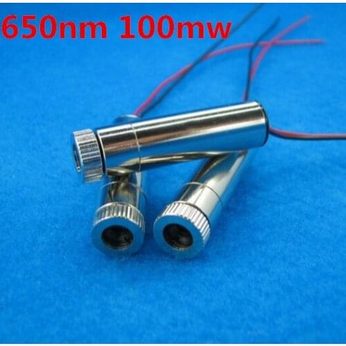 Fast Free Ship Point light Type/Cross light Type/One word light Type 5VDC 650nm-100mw laser 12*40mm laser Module