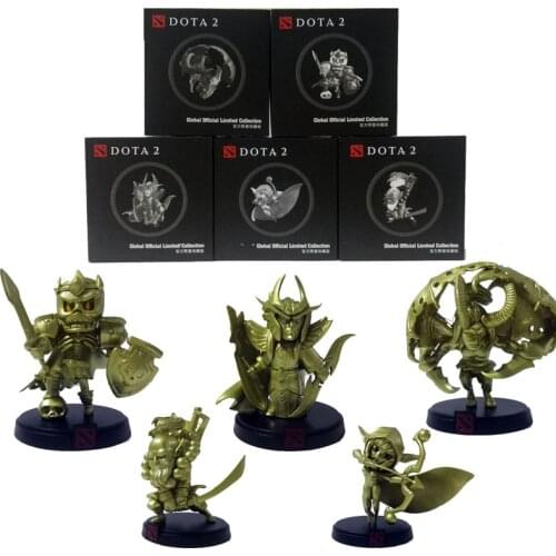 Gold Dota 2 Game Model Soul Guard Silence King Leoric Blademaster Popular Figure PVC Collection dota2 toys With Pretty Gift box