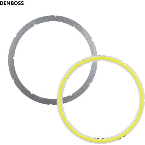 Annular 12V DC circle cob led light source 11W 12W ring shape angel eye 110mm 120mm Warm cold white cob chip for DIY lamp