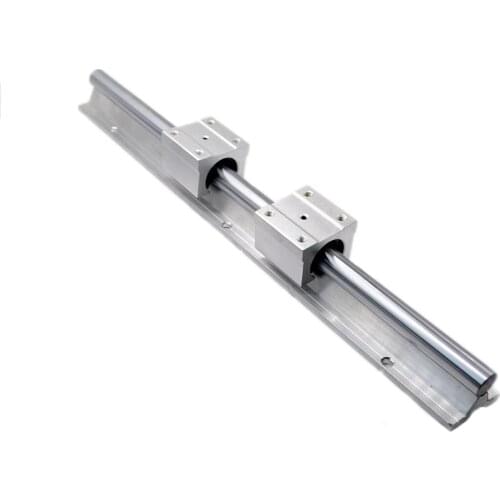 SBR12 12mm linear rail L500mm length 500mm SBR12-L-500mm linear guide with 2pcs SBR12UU Set cnc router 3D print part linear rail