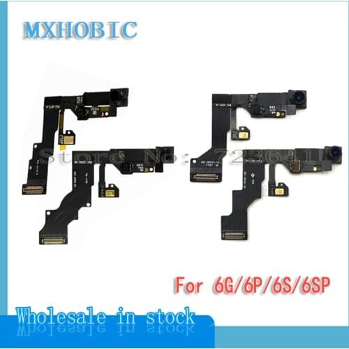 MXHOBIC 10pcs/lot Front Camera Flex Cable for iPhone 6 6S Plus 6G 6Splus Proximity Light Sensor Facing Cam Facetime Parts