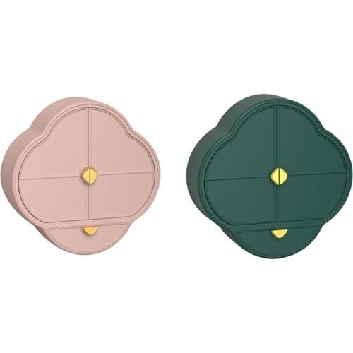 Wall-Mounted Makeup Organizer Punch-Free Bathroom Cosmetic Storage Box Dustproof and Waterproof Bathroom Jewelry Rack